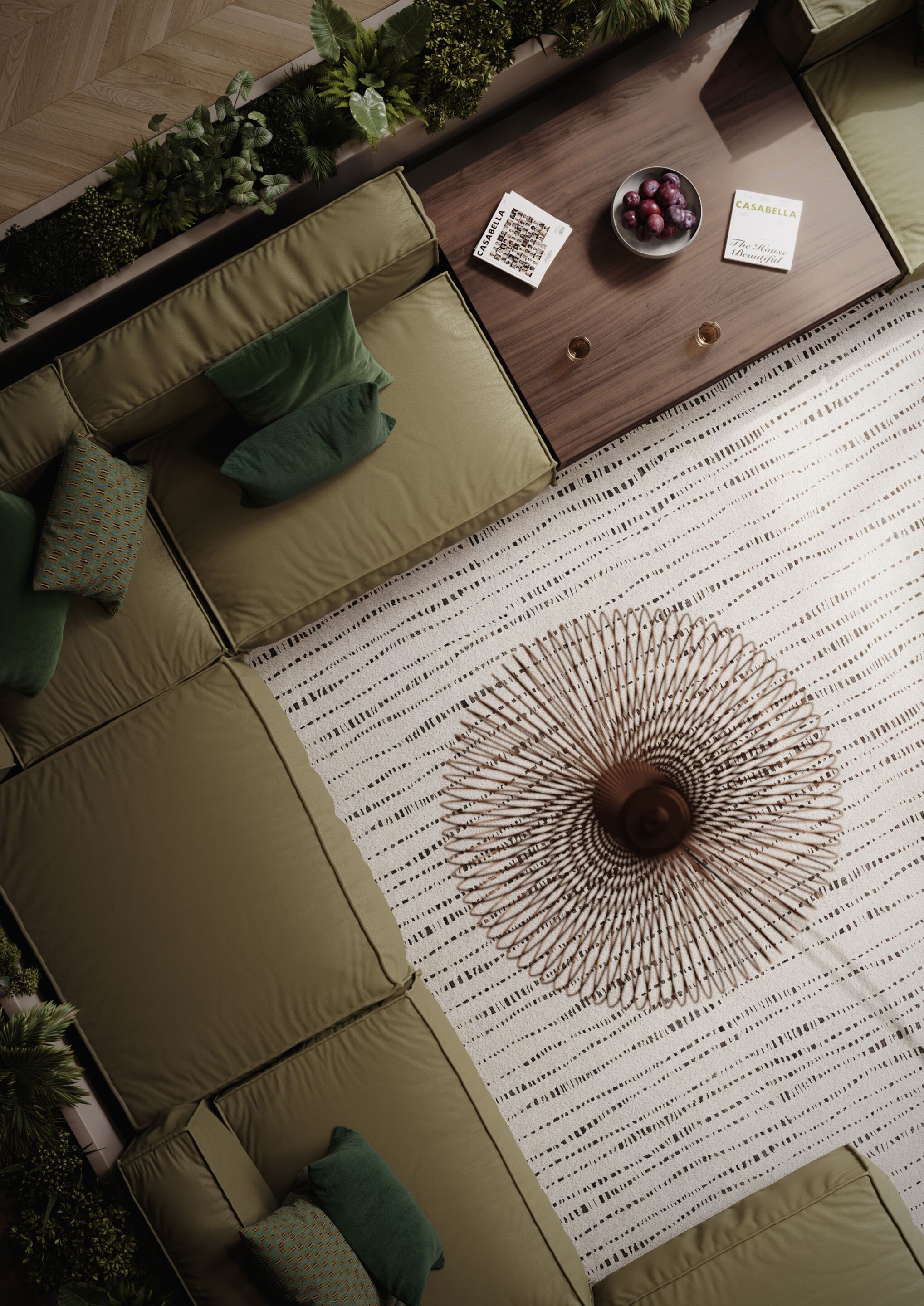 Модульный тканевый диван Vismara Design ALULA ARCH-00045965 - Вид №1