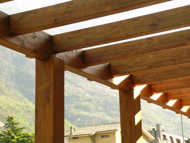 INDUSTRIA LEGNAMI TIRANO Деревянный навес / пергола Ilt montana legno sun-id-1396246 - Вид №3