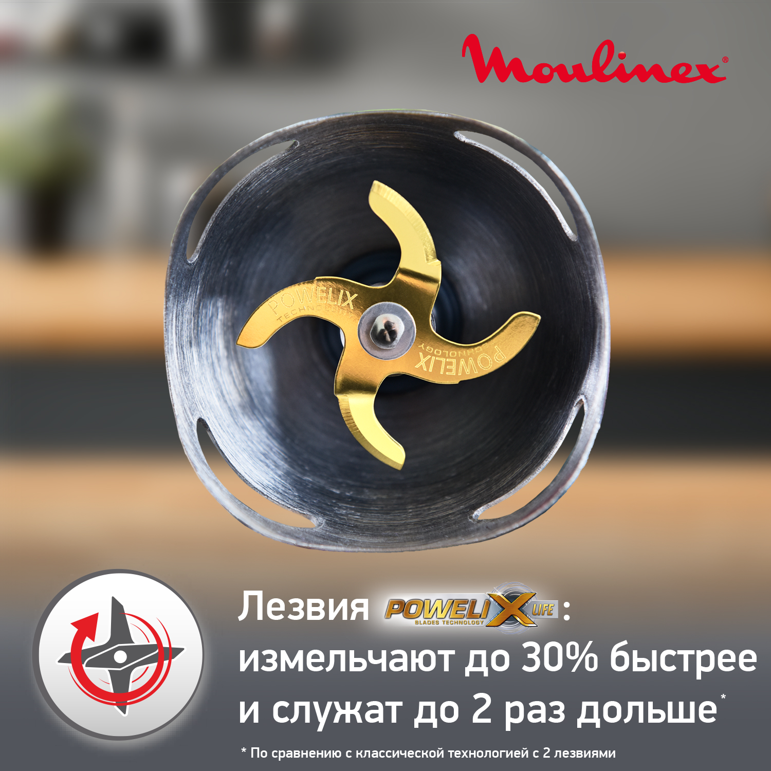 5323255 Блендер погружной Moulinex DD95KD10 черный STDN-0063523 - Вид №8