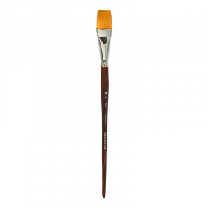 3003206 Кисть синтетика плоская короткая ручка №06 ХМ