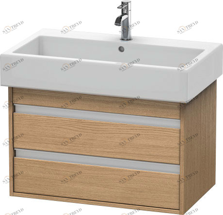KT663705252 Ketho Тумбочка подвесная Европейский дуб, декор Duravit