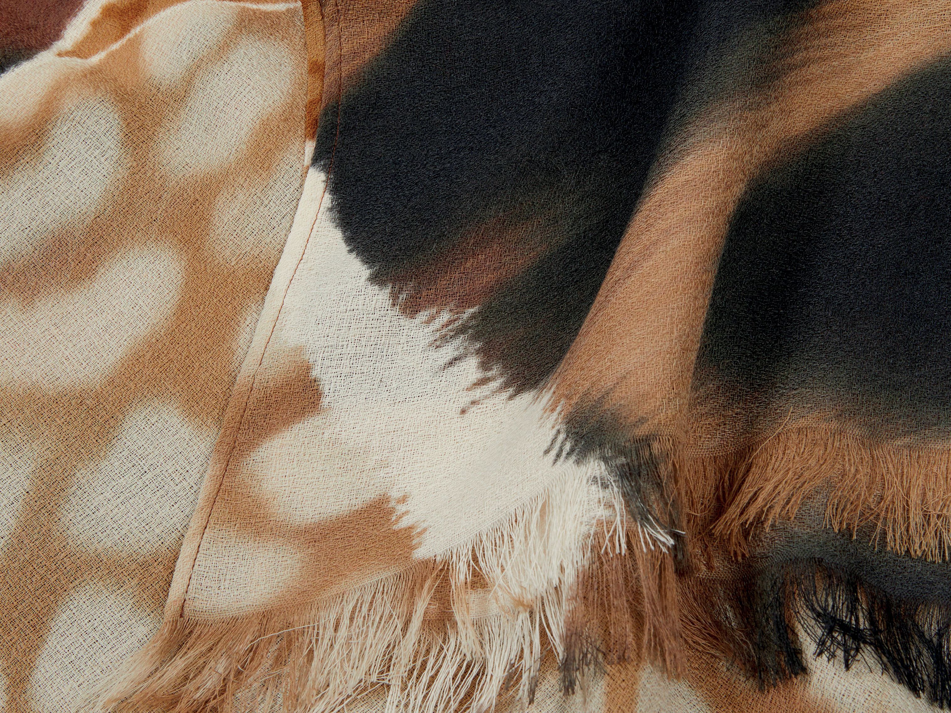 Шерстяной жаккардовый плед K-3 Tora ARCH-00119102 - Вид №3