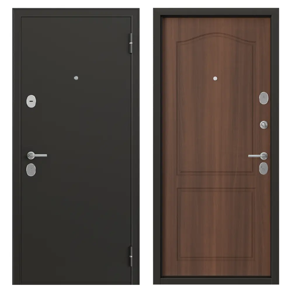 Дверь металлическая Гарант, 960 мм, левая, цвет антик орех TOREX STLM-2099321