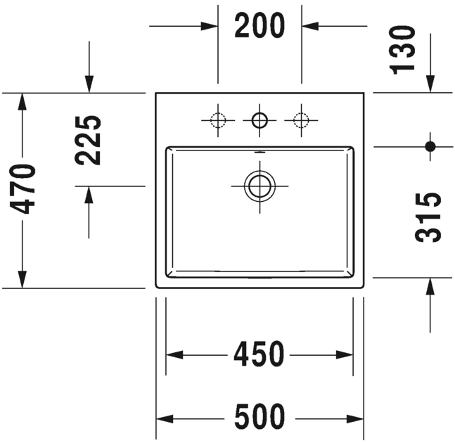 2352500070 Подвесная раковина настенная овальная Duravit Vero Air - Вид №1