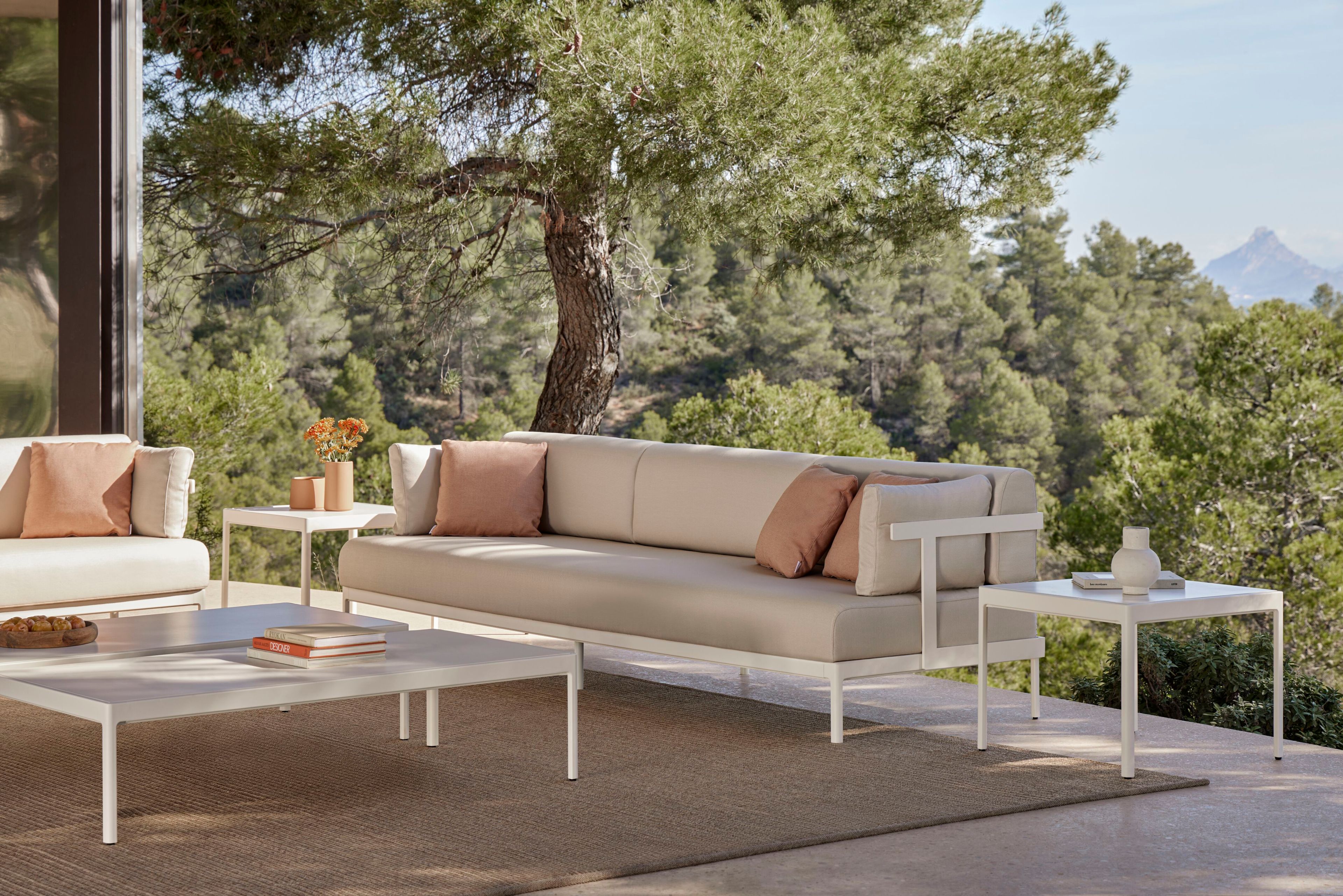 4-местный алюминиевый садовый диван с порошковым покрытием и тканью POINT Legacy ARCH-00066260 - Вид №4