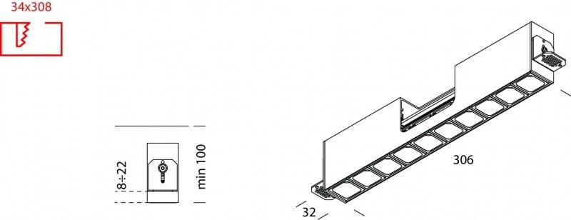 Lucifero's Многофункциональный встраиваемый светодиодный светильник Leva sun-id-1487469 - Вид №9
