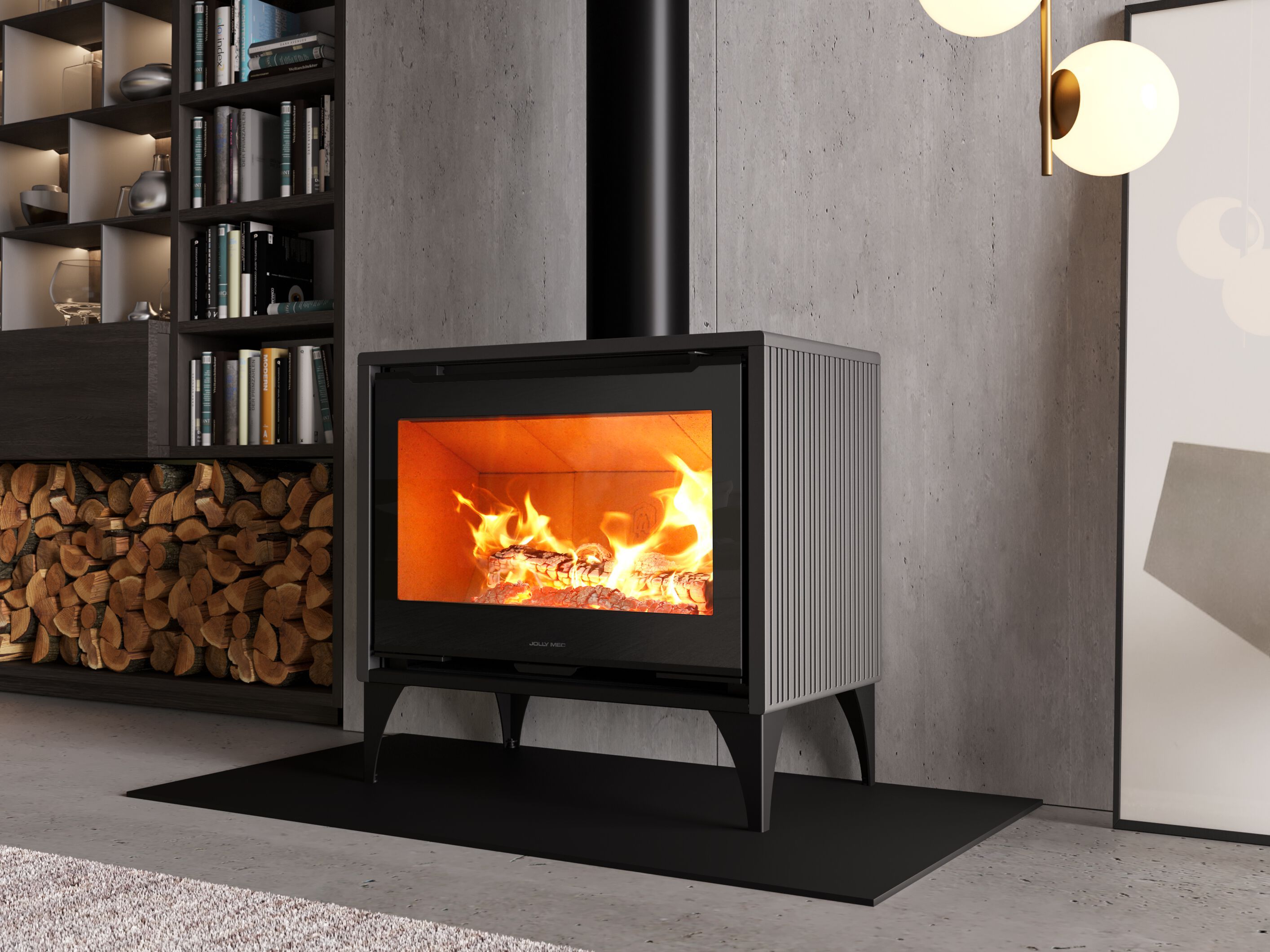 Дровяная печь для обогрева воздуха Jolly Mec воздушные системы ARCH-00028469