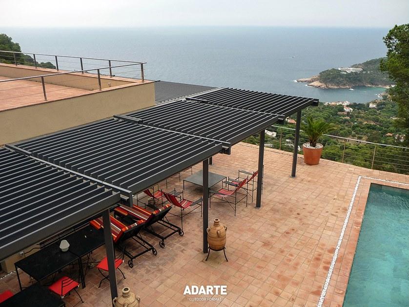 ADARTE Алюминиевая пергола с регулируемыми жалюзи  A105  - Вид №9