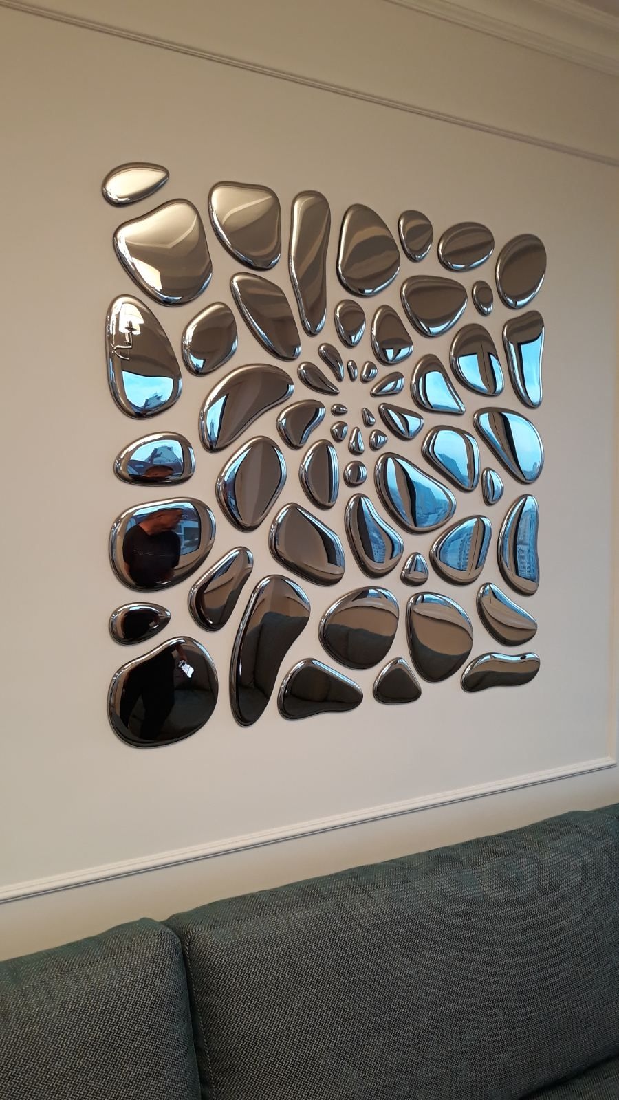 Декоративный предмет из зеркального стекла PlusObject Drops ARCH-00104432 - Вид №1