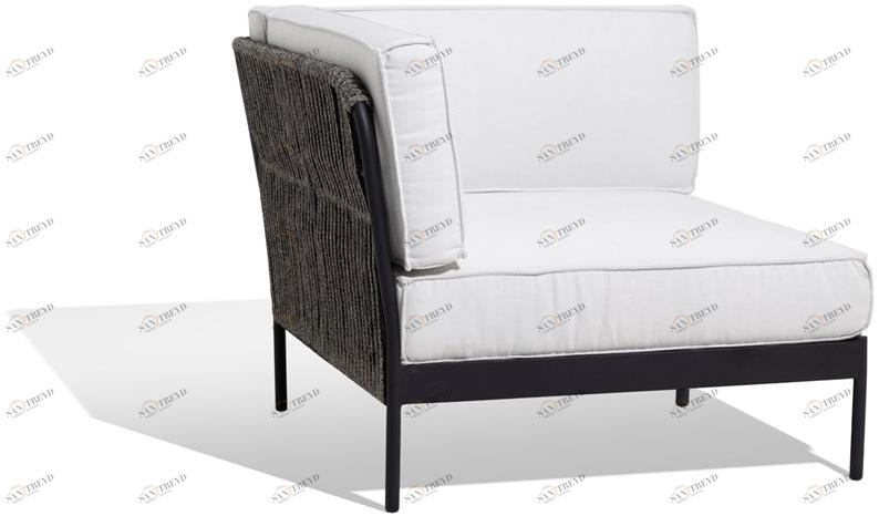 Skargaarden Угловое садовое кресло из ткани sunbrella® Lidö sun-id-1404482