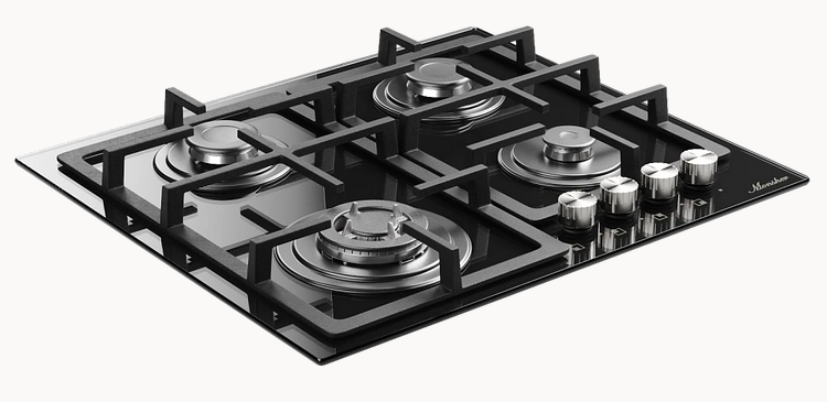 9121434 Газовая варочная поверхность Monsher MGG 61 Noir STDN-0000496 - Вид №1