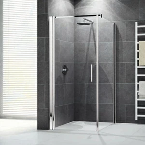 Душевой уголок 83x83 GIADA G+F Novellini GIADA с белым профилем