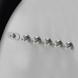 Термостат для душа матовая сталь с зеленой ручкой Toki Radomonte TKI58SCIL23