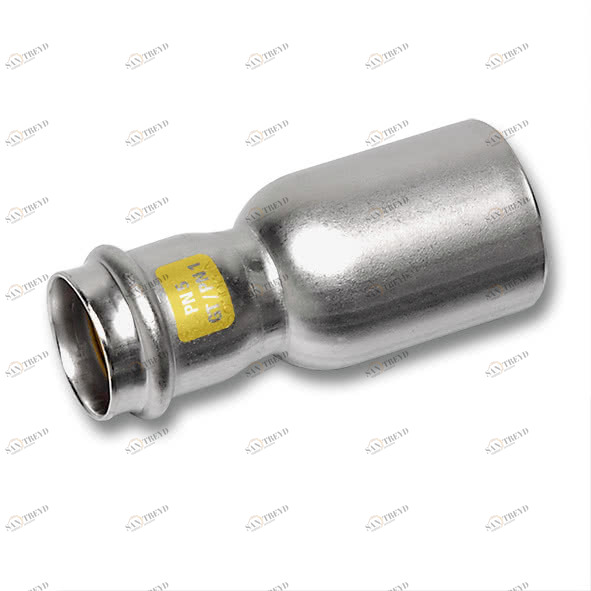 6172434228 SANHA 17243 пр.-фит. газ, нерж.сталь, ниппель ВПр-НПр 42ax28 мм 