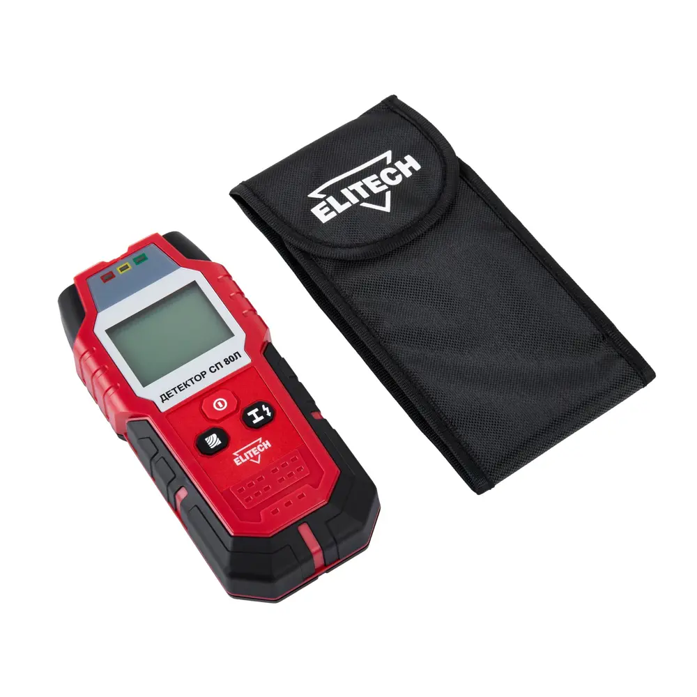 Детектор скрытой проводки Elitech СП80Л с автоотключением 89394091 STLM-1452067 - Вид №6