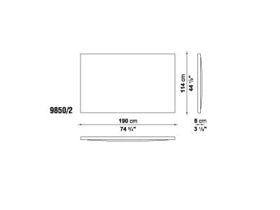 Двуспальная кровать из ткани с высоким изголовьем Maxalto Filemone ARCH-00126408 - Вид №6