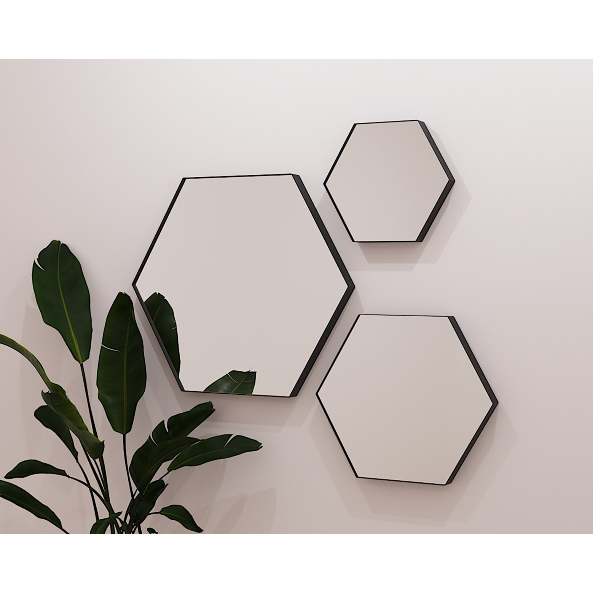 82111189 Зеркало 25х22 см цвет чёрный Ferro Santreyd - Вид №7