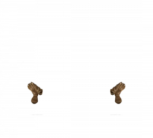 Gentry Home Bexley Cast iron bathtubs with feet Цветочная бронза GH101776