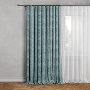 Штора на ленте Огаста 160x280 см цвет серо-голубой 89376215 STLM-2179049