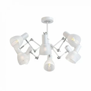 Люстра подвесная белая Avery FR5080PL-08W FREYA MODERN 00-3956397 Белый