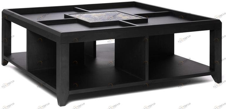 Bellotti Ezio Низкий деревянный журнальный столик с вещевым ящиком Delfi 2018-14