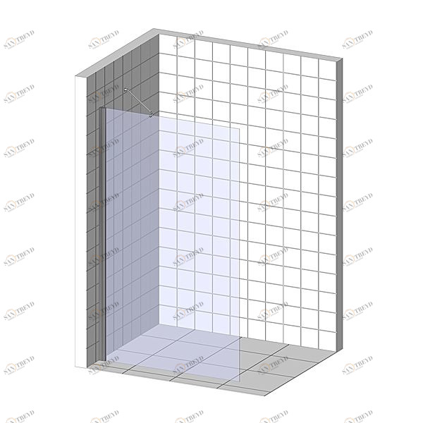 Душевая перегородка в нишу 95x200 GK-861NAP GUTEWETTER TREND DOOR 95X200GK861NAP