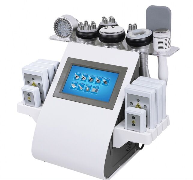 52683 Аппарат Kim 8 (10в1): Кавитация, Липолазер, RF для тела и лица, Вакуум биполярный RF, Криомолот, Фотон, Миостимуляция AURO 