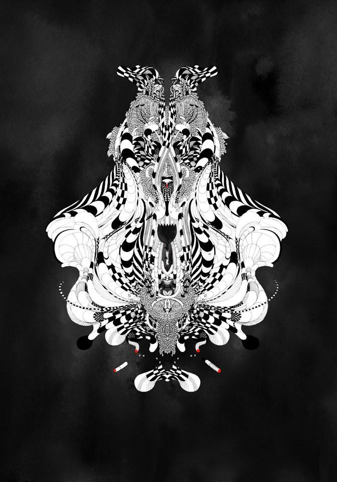 MOMENTI Авторский художественный принт Crazy home paintings Nc-008 - Вид №1