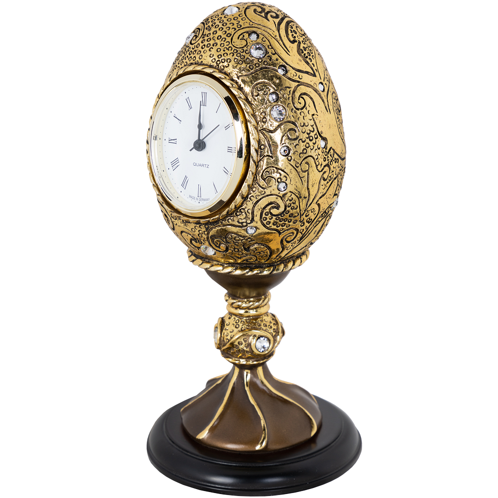 42009 Часы настольные Наследие Фаберже Золото BOGACHO 4627138242100 - Вид №3