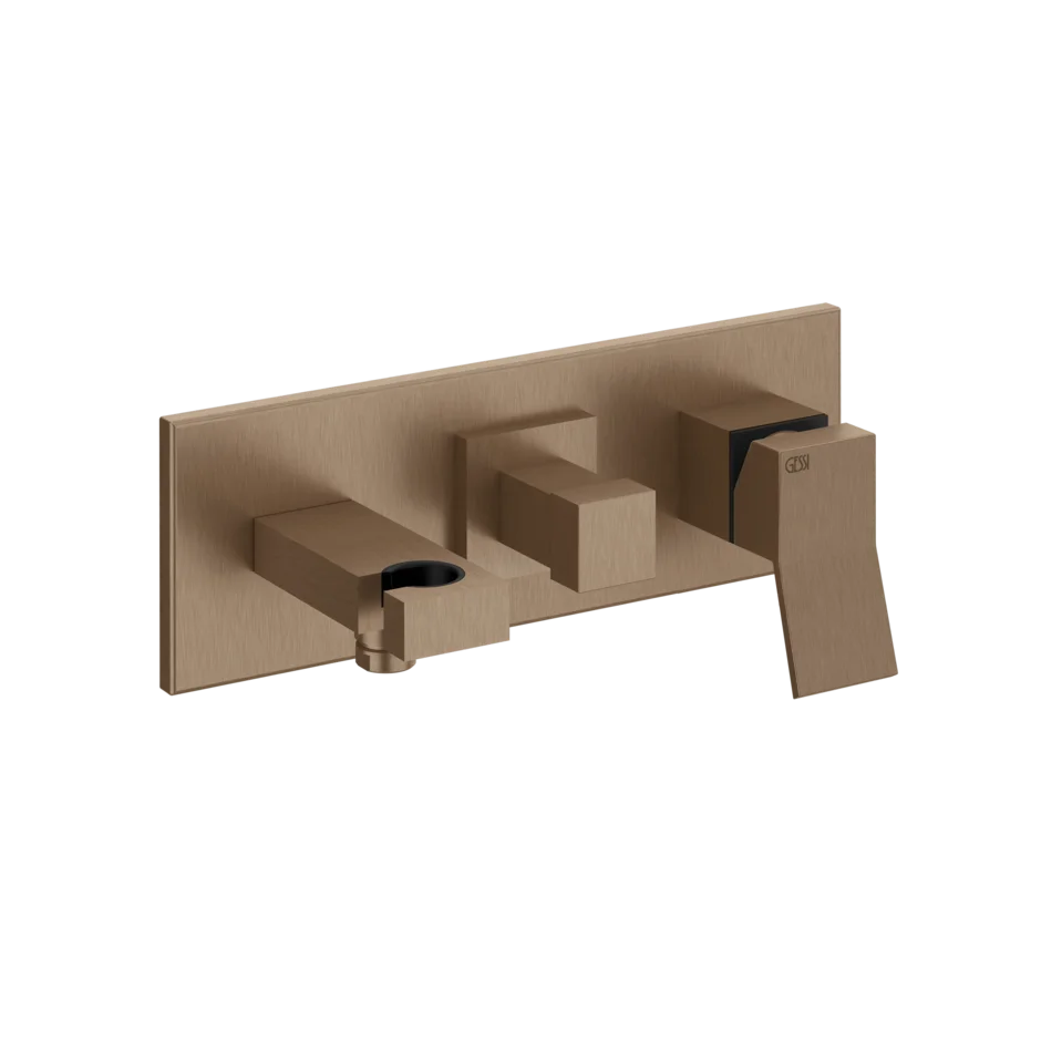 Смеситель для душа 53140 708 Gessi Rettangolo k МЕДНЫЙ МАТОВЫЙ PVD 53140708