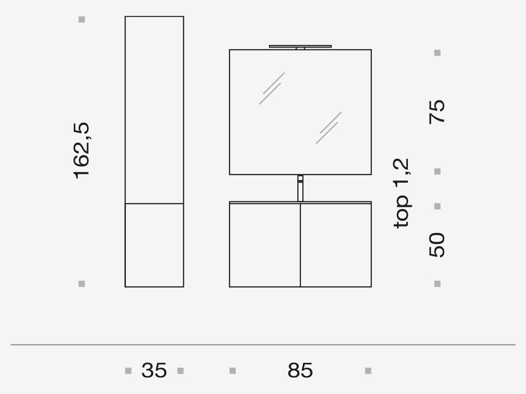 Деревянный умывальник с зеркалом ARCOM Поллок ARCH-00132818 - Вид №2