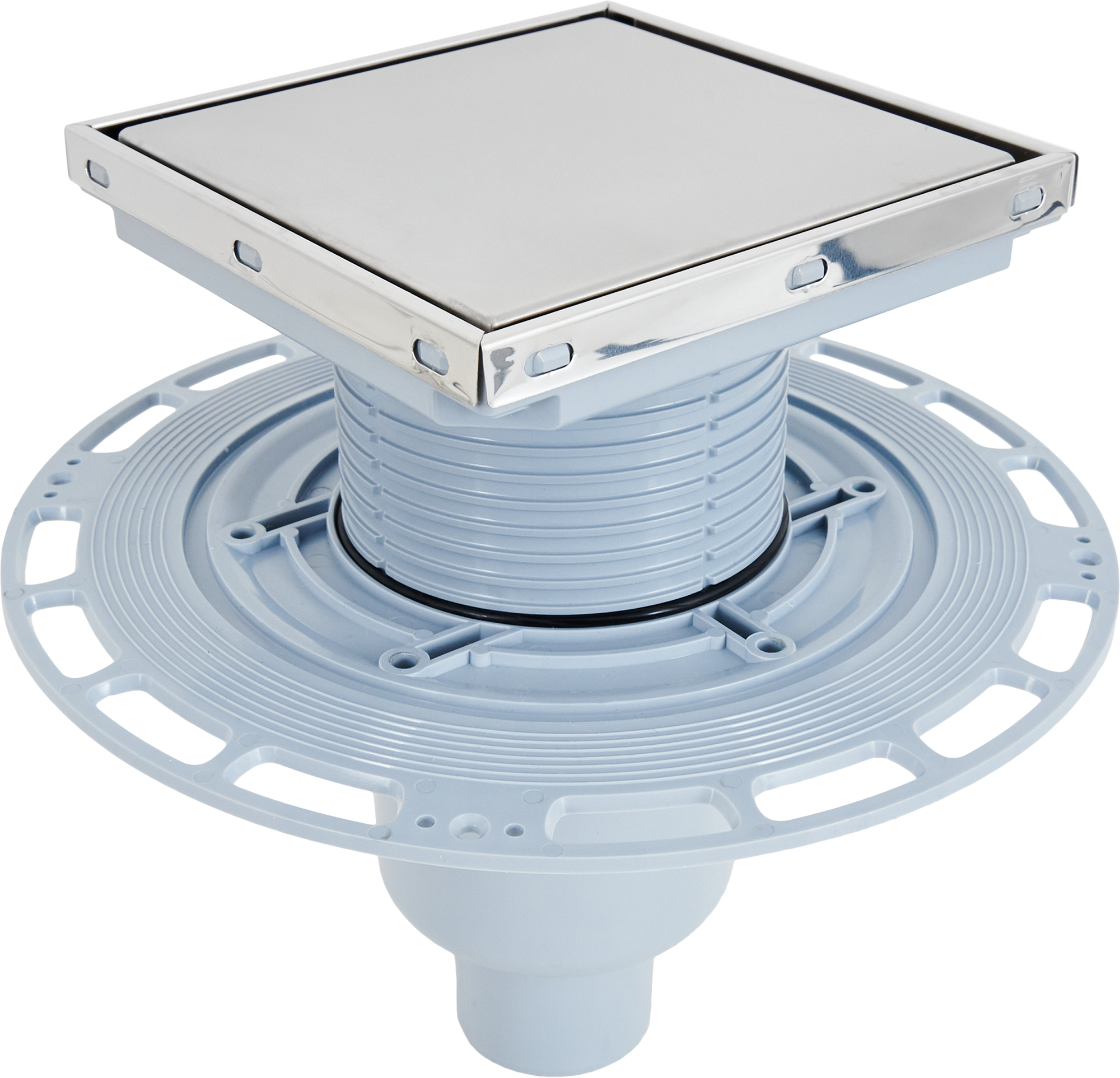 Душевой трап комбинированный с регулировкой высоты 150x150 мм 86395362 АНИ пласт STLM-0068512