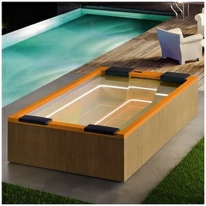 Бассейн Gruppo Treesse Maya Plus-V232I-PL-O прямоугольный встроенный оранжевый