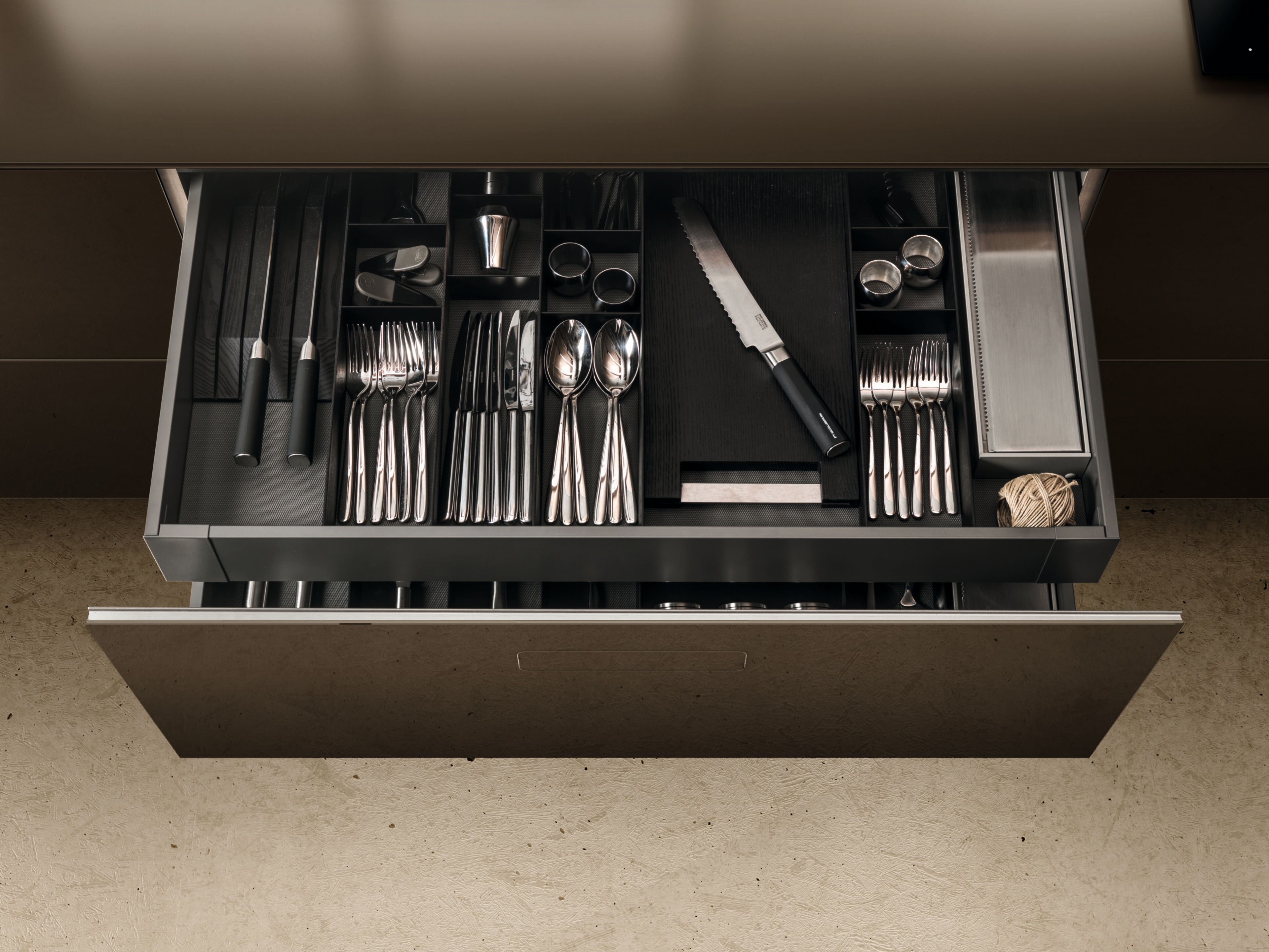 Встроенная кухня с островом Lago 36e8 ARCH-00126095 - Вид №2