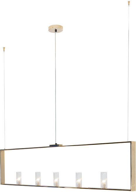 GRST281 Charisma прямоугольная люстра одинарная - giorgio collection