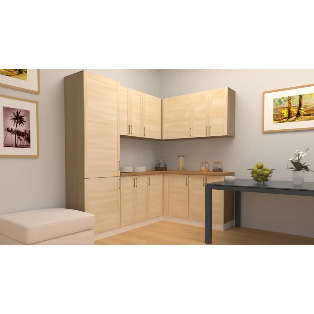 Наборная дверка мебельная Арелан 296x716x18мм хвоя экстра STLM-2042583 - Вид №4