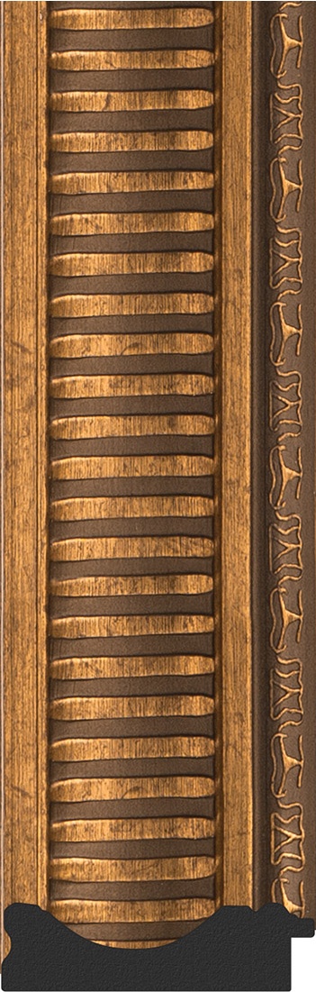 BY 3518 Зеркало с фацетом в багетной раме - бронзовый акведук 93 mm EVOFORM Exclusive - Вид №3