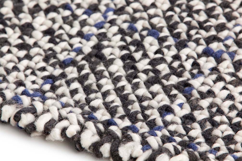 Ковер Waan Light Blue 300x300 от GAN GAN ДИЗАЙНЕРСКИЕ 321603 Серый  - Вид №1