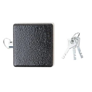 Навесной замок с ключом Абсолют 90x83 мм