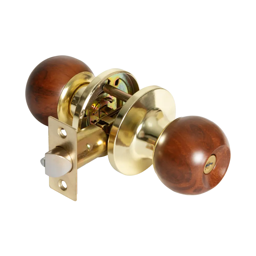 Ручка-кноб Фабрика замков 6073 с защелкой для межкомнатных дверей 89347028 STLM-1434858 - Вид №1