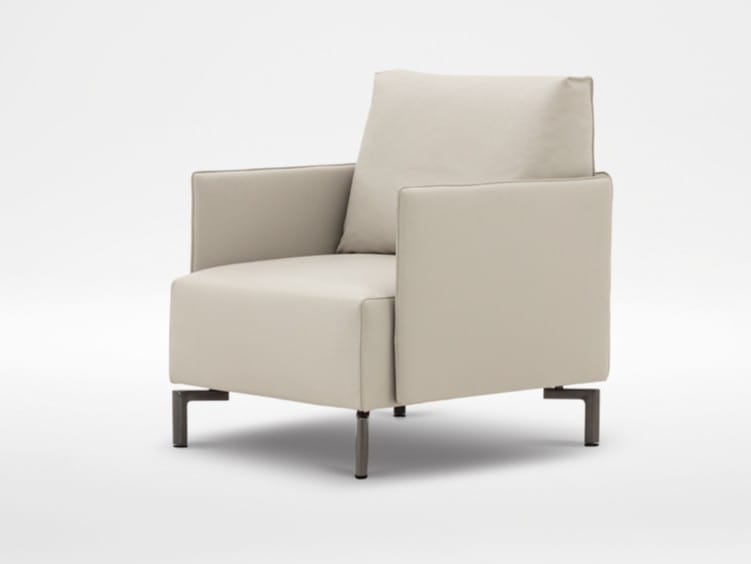 Кожаное кресло с подлокотниками CAMERICH East-West ARCH-00055716 - Вид №1