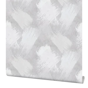 Флизелиновые обои Palitra Home Art Club серые с абстрактным рельефным рисунком 89434198