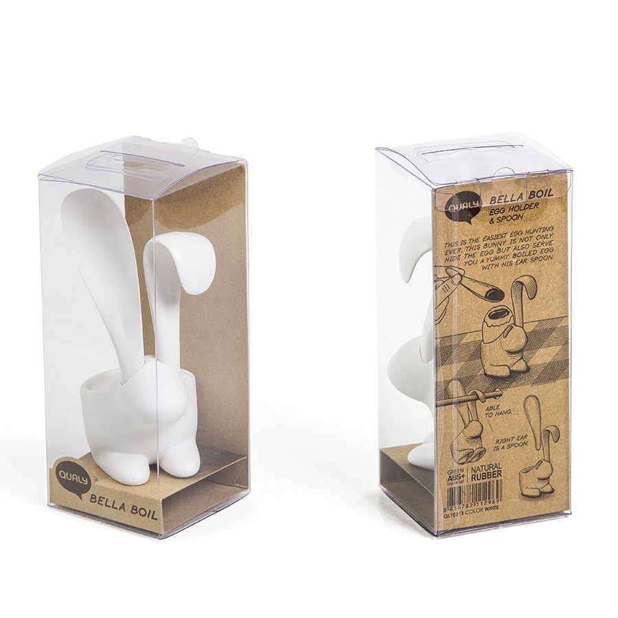 Подставка для яйца белая Bella Boil QUALY ДИЗАЙНЕРСКИЕ 00-3870500 Белый  - Вид №6