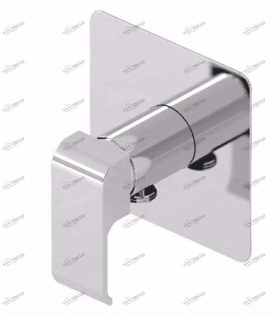 JUSTIME Смеситель для душа, однорычажный, из хромированной латуни, с тарелкой Dragon sun-id-1499432