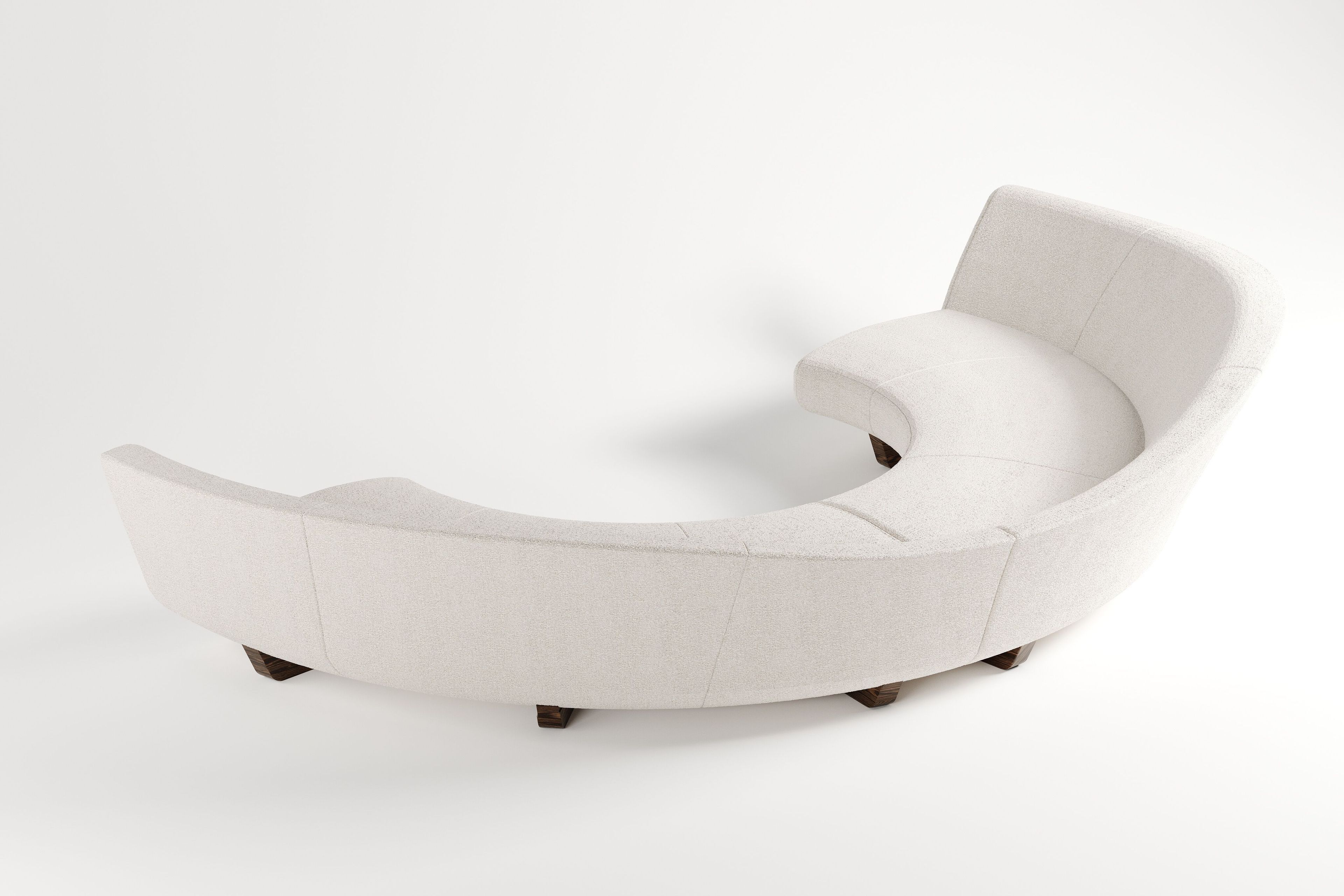 5-местный изогнутый тканевый диван Formitalia Венера ARCH-00036987 - Вид №8