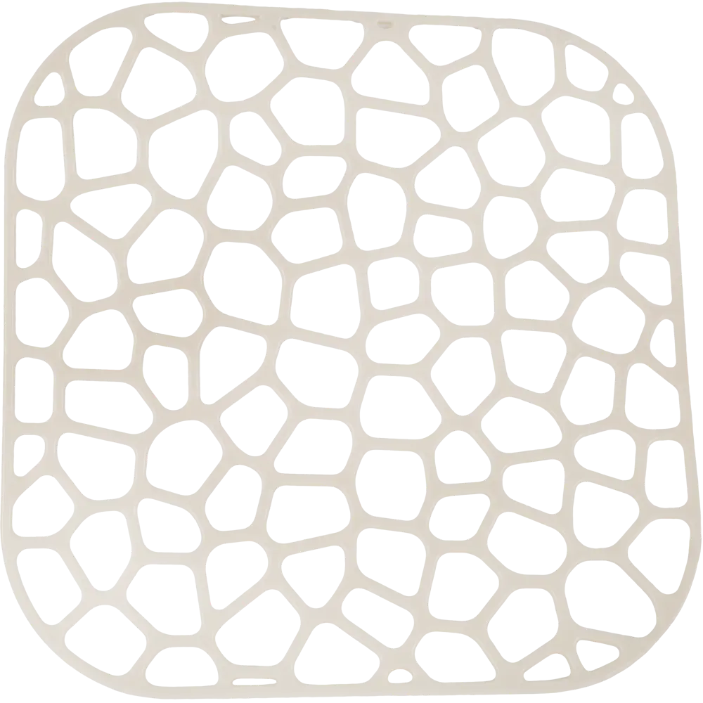 Решётка в мойку MIO 30x30 см пластик цвет слоновая кость Santreyd STLM-2088327
