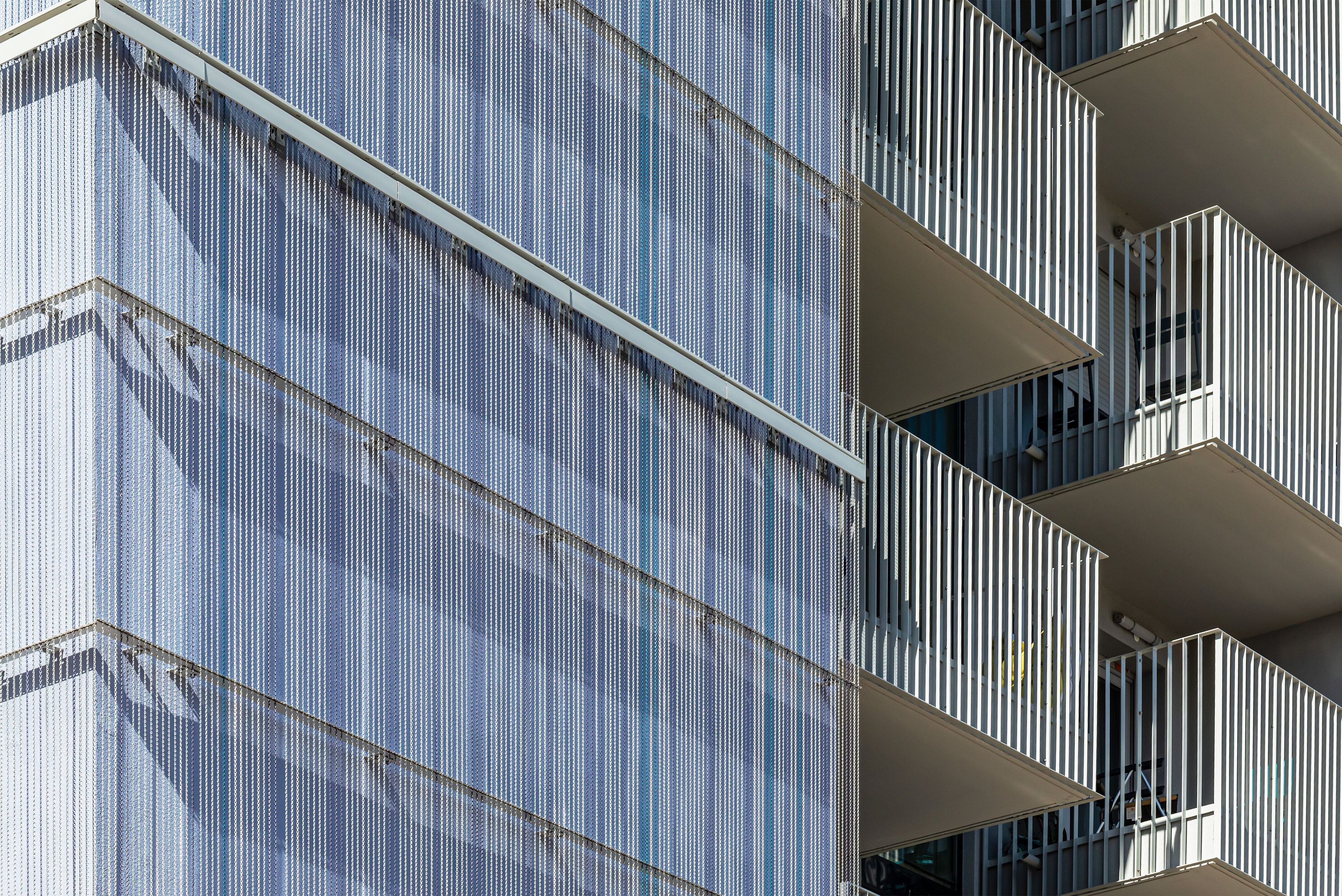 Фасадные ограждения из алюминиевых цепей Kriskadecor CLADDING KLEY STUDENT RESIDENCE ARCH-00046492 - Вид №2