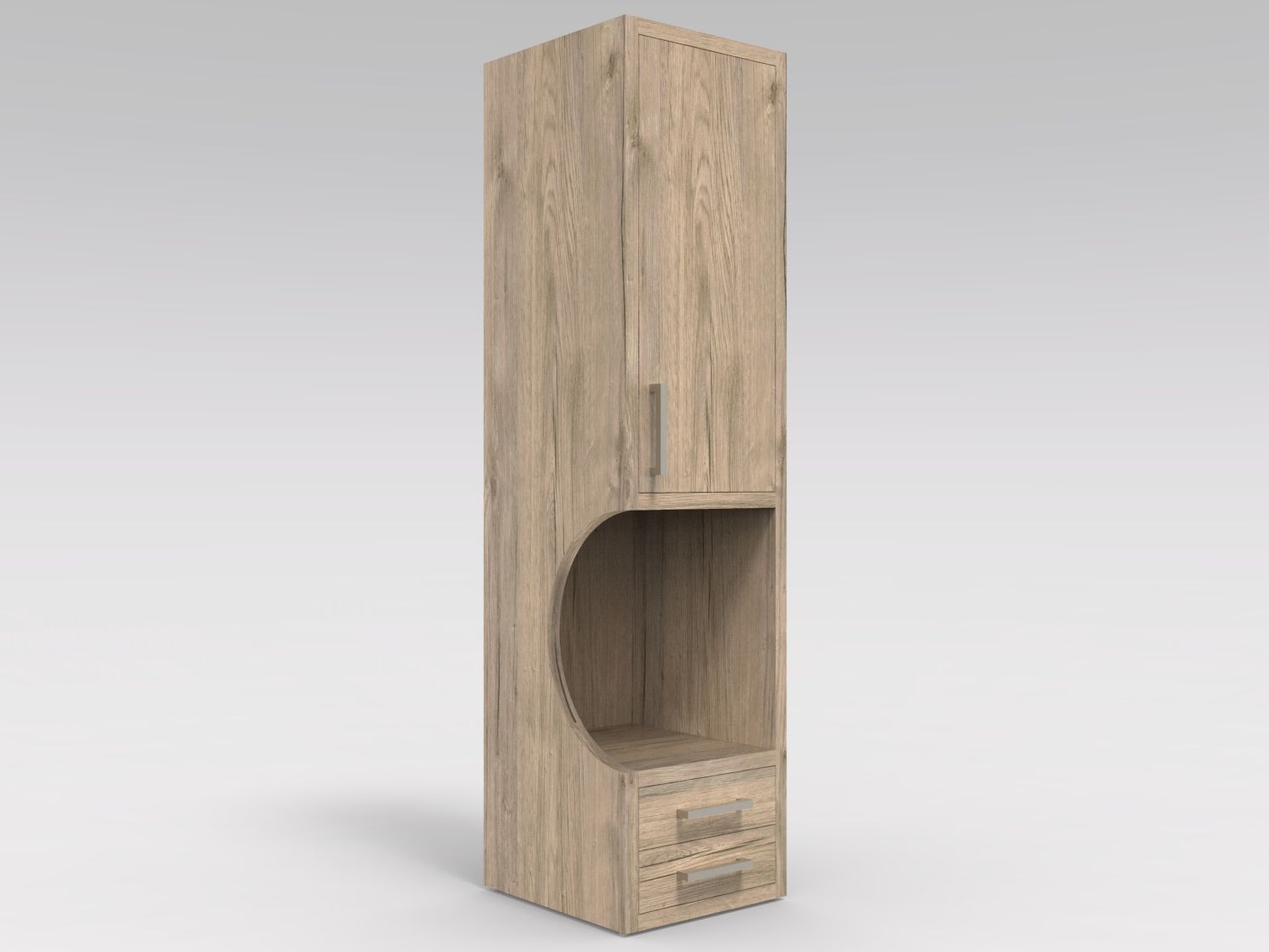 Меламинированный шкаф с одной дверью для отеля Mobilspazio Zeus ARCH-00148681 - Вид №1