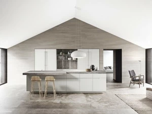 Alta Cucine Лакированная кухня с островом Sistema 22.2