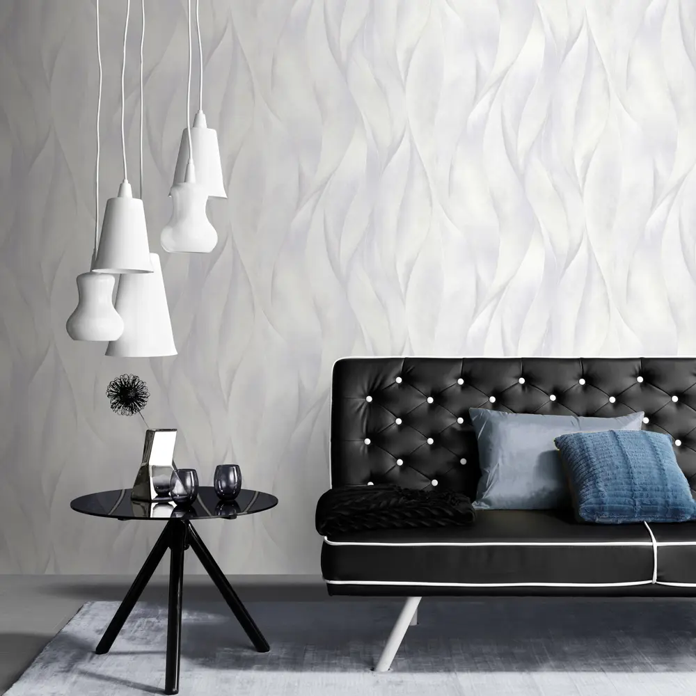 Обои флизелиновые Erismann Fashion for Walls серые 1.06 м 12092-31 STLM-2177476 - Вид №2